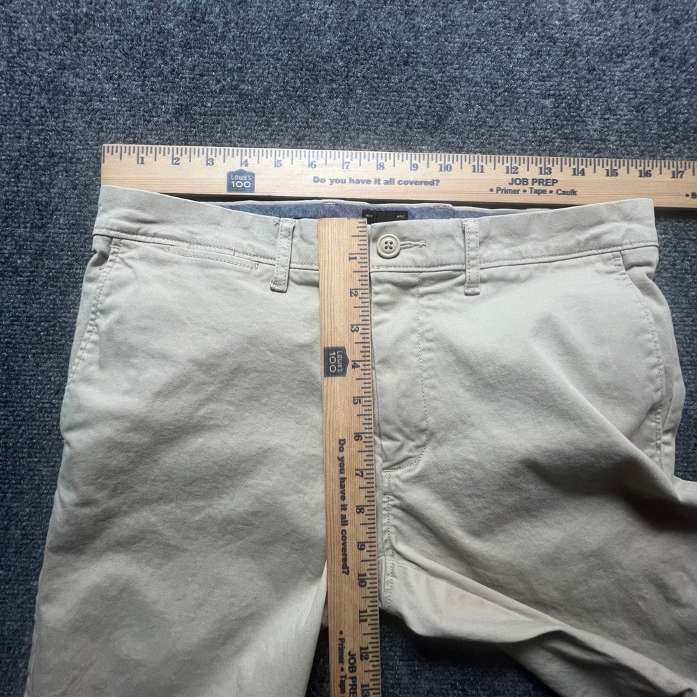 J.Crew  Mens Chino Pants Khaki Tan Stretch Cotton 30x32 AR885 Work Church Formal - Picture 5 of 10